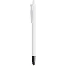 BIC® Clic Stic Stylus Kugelschreiber Siebdruck (weiß / schwarze Tinte) (Art.-Nr. CA488626)