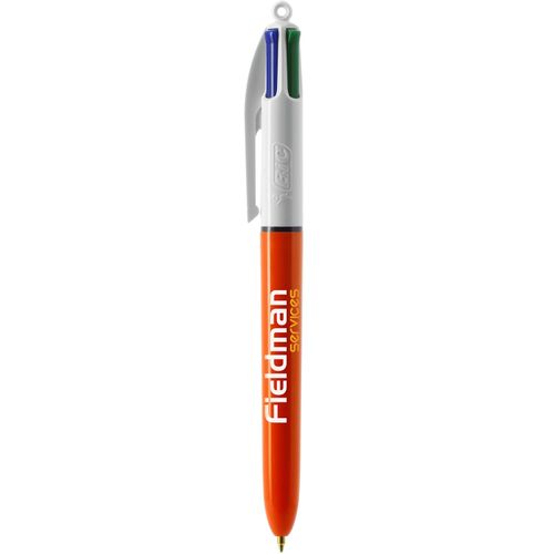 BIC® 4 Colours Fine Kugelschreiber + Lanyard Digital (Art.-Nr. CA723946) - Farbenfrohe Version mit feiner Strichst...