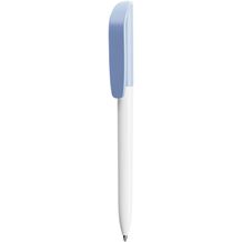 BIC® Super Clip Kugelschreiber Siebdruck (Pastellblau / blaue Tinte) (Art.-Nr. CA823962)