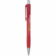BIC® Striped Grip Kugelschreiber Tampondruck (Rot / blaue Tinte) (Art.-Nr. CA824167)