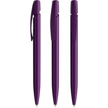 BIC® Media Clic Kugelschreiber Siebdruck (lila poliert / schwarze Tinte) (Art.-Nr. CA965710)