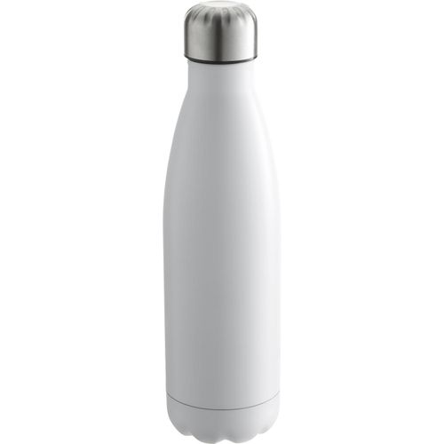 Vakuum Flasche weiss 500 ml (Art.-Nr. CA131230) - Diese Edelstahl-Flasche ist mit ihrer...