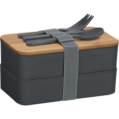 Doppel-Lunchbox ECO L1 (Art.-Nr. CA152475) - Nachhaltig und funktional und im Trend!...