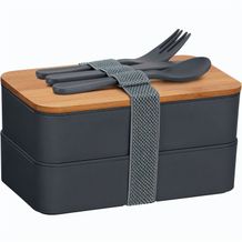 Doppel-Lunchbox ECO L1 (Grau) (Art.-Nr. CA152475)