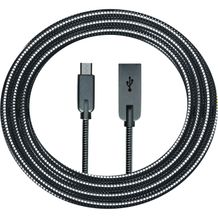 Robustes 1 Meter Micro-USB-Kabel für Laden und Datentransfer (graumetallic) (Art.-Nr. CA305500)