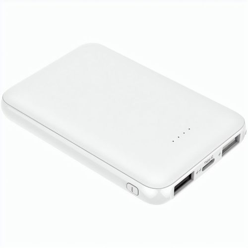 TRUSTY PB 5000 mAh weiß (Art.-Nr. CA354655) - Handliche Powerbank in edlem Weiß.
Mi...