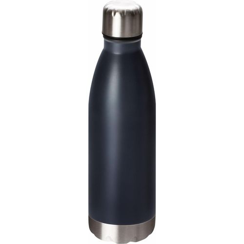 Vakuum Flasche grau matt (Art.-Nr. CA479734) - Diese aus Edelstahl bestehende Trinkflas...