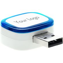 USB-Lampe blau mit LED als Taschenlampe für Powerbanks (blau) (Art.-Nr. CA915057)