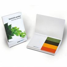 Recycling Haftset 01 mit individualisierbaren Papiermarkern (Art.-Nr. CA478968)