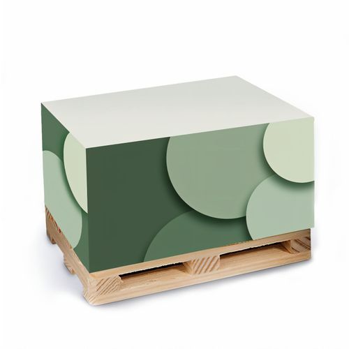 Recycling Palettenquader (Art.-Nr. CA810158) - Der Notizquader auf Mini-Holz-Palette....