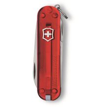 Schweizer Taschenmesser Victorinox Classic SD (transparent rot) (Art.-Nr. CA230811)