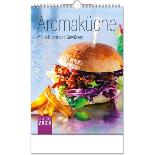 Kalender "Aromaküche" im Format 24 x 38,5 cm, mit Wire-O Bindung und verlängerter Rückwand (Art.-Nr. CA441037) - Selbst gekocht, selbst probiert, selbst...