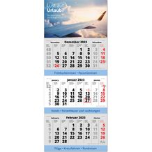3-Monats-Planer 'Spezial' mit deutschem Kalendarium im Format 34 x 81, 6 cm, grau. FSC zertifiziert. (Art.-Nr. CA492575)