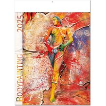 Kalender "Bodypainting" im Format 30,5 x 42,6 cm, mit Fälzel (Art.-Nr. CA831883)