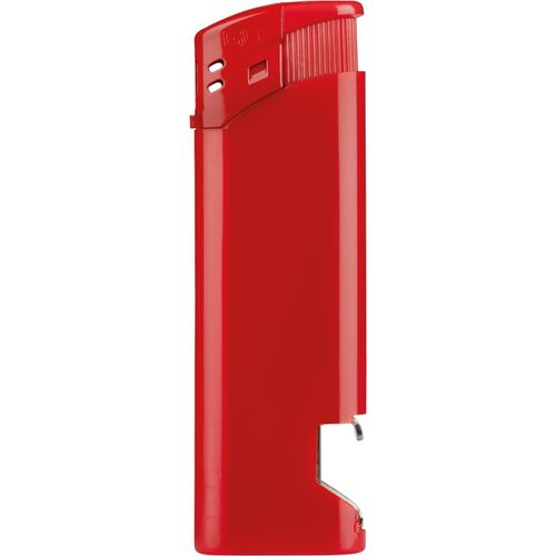 Go Flaschenöffner Piezo Feuerzeug (Art.-Nr. CA440729) - Das Feuerzeug aus Kunststoff der Marke...