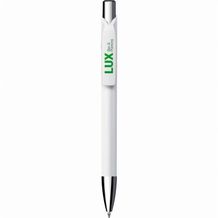 Kugelschreiber 'Jet solid chrom' (weiß) (Art.-Nr. CA000019)