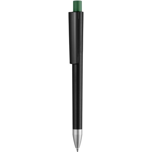 Kugelschreiber 'Cloud solid black color' (Art.-Nr. CA014279) - Druckkugelschreiber, Schaft, Oberteil,...