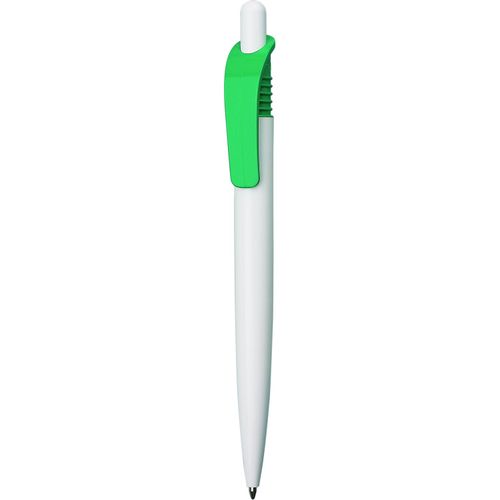 Kugelschreiber 'Viva solid' (Art.-Nr. CA017383) - Druckkugelschreiber mit gebogenem Clip...