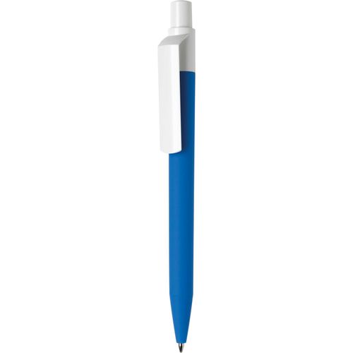 Kugelschreiber 'Dot Color Softtouch' (Art.-Nr. CA017649) - Druckkugelschreiber mit farbigem Drücke...