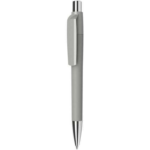 Kugelschreiber `Mirage softtouch Metall` (Art.-Nr. CA035394) - Druckkugelschreiber, softgummierterSchaf...