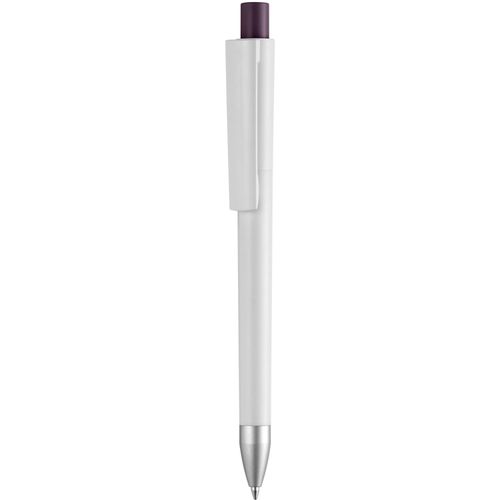 Kugelschreiber 'Cloud solid color' (Art.-Nr. CA042007) - Druckkugelschreiber, Schaft, Oberteil...