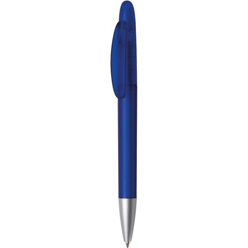 Kugelschreiber 'Icon frost Silver' (Art.-Nr. CA046052) - Dreh-Kugelschreiber, Schaft und Oberteil...
