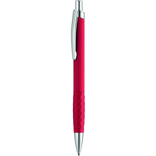 Kugelschreiber 'Tiffany' (Art.-Nr. CA052182) - Metall-Druckkugelschreiber mit Griffzone...