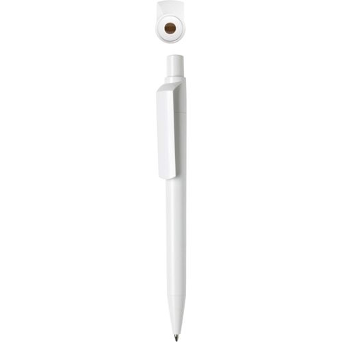 Kugelschreiber 'Dot solid' (Art.-Nr. CA054107) - Druckkugelschreiber mit farbigem Drücke...