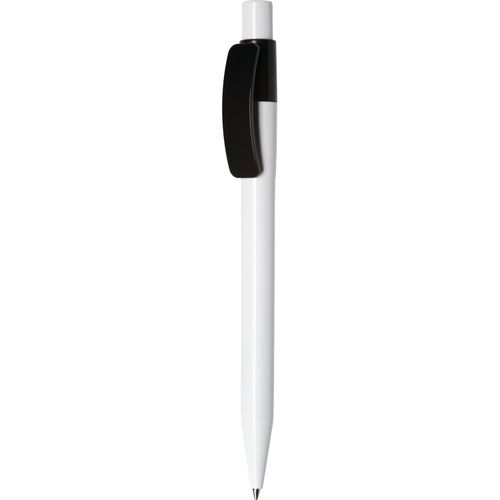 Kugelschreiber 'Pixel solid' (Art.-Nr. CA064777) - Druckkugelschreiber, Schaft und Drücker...