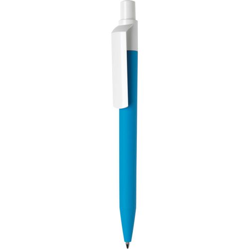 Kugelschreiber 'Dot Color Softtouch' (Art.-Nr. CA068245) - Druckkugelschreiber mit farbigem Drücke...