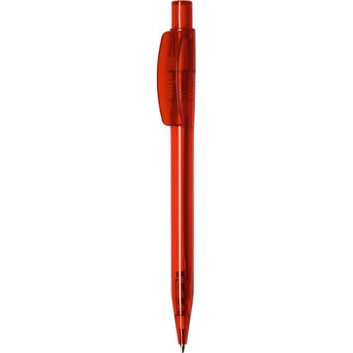 Kugelschreiber 'Pixel transparent' (Art.-Nr. CA110152) - Druckkugelschreiber, Schaft, breiter...