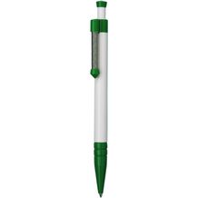 Kugelschreiber 'Flexclip' (annähernd Pantone 0349) (Art.-Nr. CA111405)