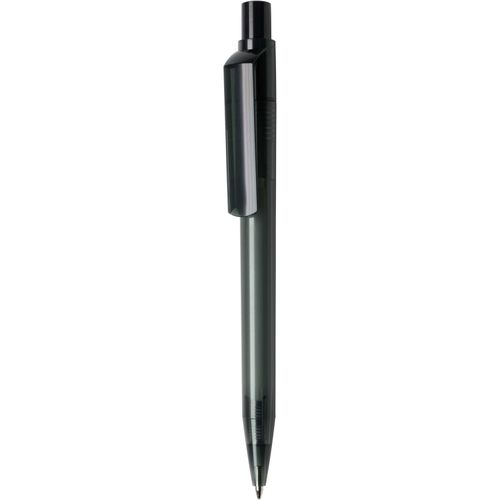Kugelschreiber 'Dot transparent' (Art.-Nr. CA128694) - Druckkugelschreiber mit farbigem Drücke...