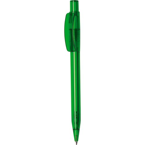 Kugelschreiber 'Pixel transparent' (Art.-Nr. CA156051) - Druckkugelschreiber, Schaft, breiter...