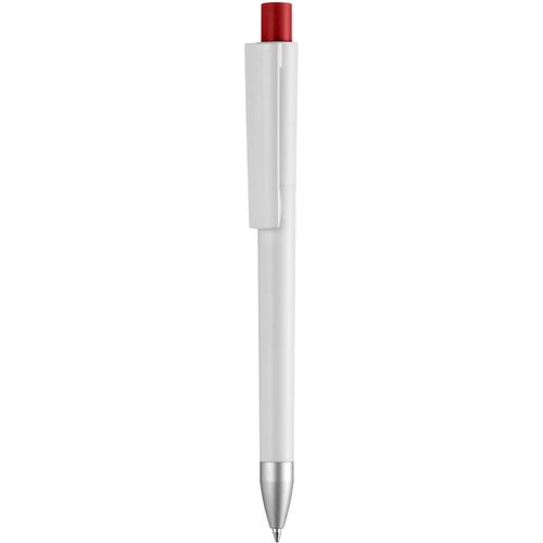 Kugelschreiber 'Cloud solid color' (Art.-Nr. CA173363) - Druckkugelschreiber, Schaft, Oberteil...