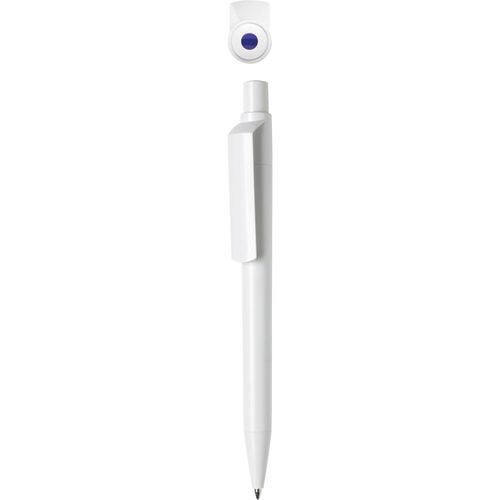 Kugelschreiber 'Dot solid' (Art.-Nr. CA184339) - Druckkugelschreiber mit farbigem Drücke...