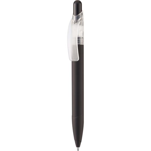Kugelschreiber 'Lucy softtouch' (Art.-Nr. CA189755) - Druckkugelschreiber mit Griffzone,...