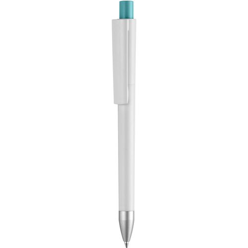 Kugelschreiber 'Cloud solid color' (Art.-Nr. CA229417) - Druckkugelschreiber, Schaft, Oberteil...