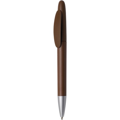 Kugelschreiber 'Icon Silver' (Art.-Nr. CA245219) - Dreh-Kugelschreiber, Schaft und Oberteil...