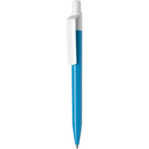 Kugelschreiber 'Dot Color' (Art.-Nr. CA250221) - Druckkugelschreiber mit farbigem Drücke...