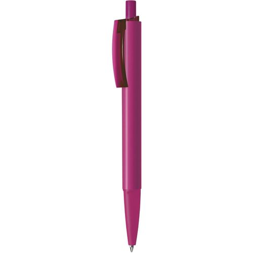 Kugelschreiber 'Vamos solid' (Art.-Nr. CA251711) - Druckkugelschreiber, Schaft und Drücker...