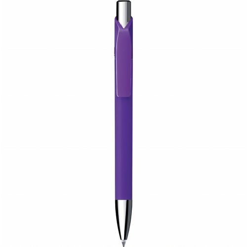 Kugelschreiber 'Jet solid chrom' (Art.-Nr. CA257569) - Druckkugelschreiber, Schaft und Clip in...