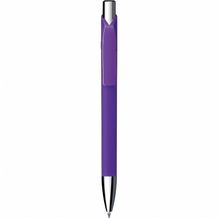 Kugelschreiber 'Jet solid chrom' (lila) (Art.-Nr. CA257569)