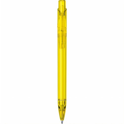 Kugelschreiber 'Jet transparent' (Art.-Nr. CA258697) - Druckkugelschreiber, Spitze, Schaft,...