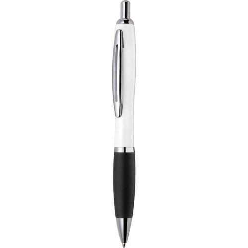 Kugelschreiber 'Pacific' (Art.-Nr. CA260552) - Metall-Druckkugelschreiber mit Gummi-Gri...