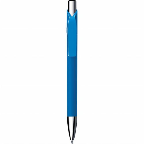 Kugelschreiber 'Jet solid chrom' (Art.-Nr. CA262811) - Druckkugelschreiber, Schaft und Clip in...