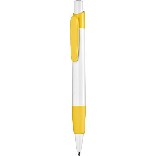 Kugelschreiber 'Helix Grip' (Art.-Nr. CA274815) - Druckkugelschreiber mit Gummimanschette,...