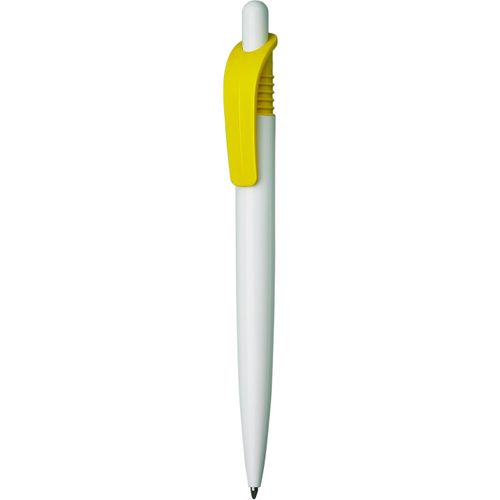 Kugelschreiber 'Viva solid' (Art.-Nr. CA280028) - Druckkugelschreiber mit gebogenem Clip...