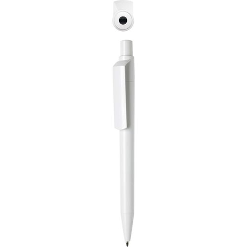 Kugelschreiber 'Dot solid' (Art.-Nr. CA285023) - Druckkugelschreiber mit farbigem Drücke...