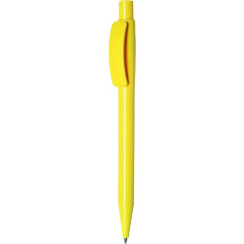 Kugelschreiber 'Pixel uni' (Art.-Nr. CA305186) - Druckkugelschreiber, Schaft und Drücker...